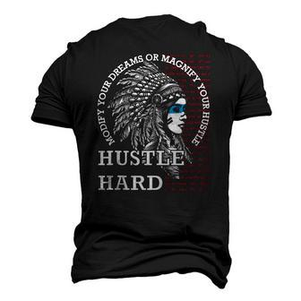 Native American Hustle Hard Urban Gang Ster Clothing Men's 3D T-Shirt Back Print | Mazezy