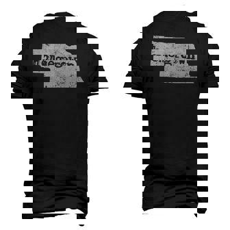 Nebraska Home State Homegrown Lincoln Ne Men's 3D T-Shirt Back Print | Mazezy