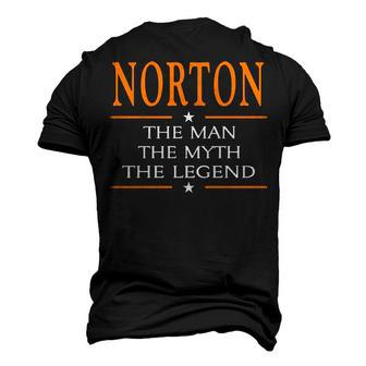 Norton Name Norton The Man The Myth The Legend Men's 3D T-shirt Back Print - Seseable