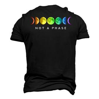 Not A Phase Moon Lgbt Gay Pride Men's 3D T-Shirt Back Print | Mazezy