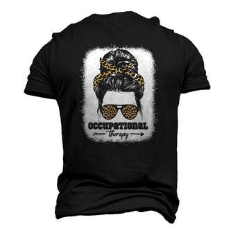 Occupational Therapy Messy Bun Ot Therapist Healthcare Men's 3D T-Shirt Back Print | Mazezy