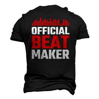 Official Beat Maker Audio Music Producer Hip Hop Men's 3D T-Shirt Back Print | Mazezy