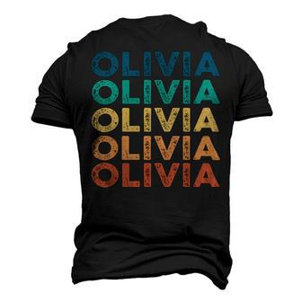 Olivia Name Shirt Olivia Family Name Men's 3D Print Graphic Crewneck Short Sleeve T-shirt - Monsterry AU