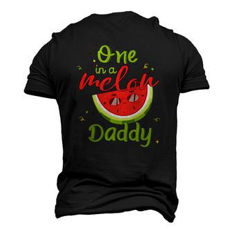 One In A Melon Daddy Watermelon Matching Men Men's 3D T-Shirt Back Print | Mazezy