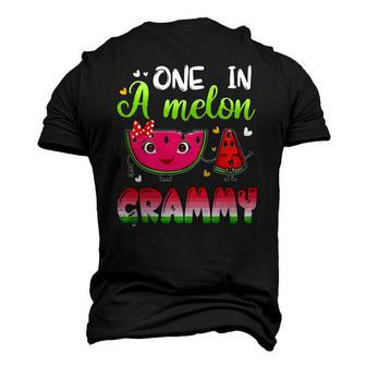 One In A Melon Grammy Watermelon Men's 3D T-Shirt Back Print | Mazezy