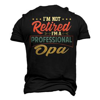 Opa Grandpa Im A Professional Opa Men's 3D T-shirt Back Print - Seseable