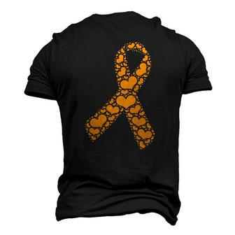 Orange Ribbon For Gun Violence Awareness Anti Gun Men's 3D T-Shirt Back Print | Mazezy