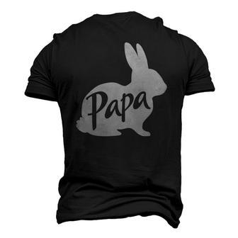 Mens Papa Bunny Rabbit Father Daddy Dad Grandpa Easter Men's 3D T-Shirt Back Print | Mazezy