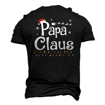 Papa Claus Santa Pajamas Christmas Idea Men's 3D T-Shirt Back Print