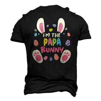 Papa Easter Matching Party Bunny Face Costume Men's 3D T-Shirt Back Print | Mazezy