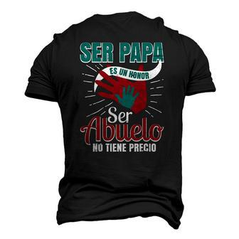 Papa Es Un Honor Ser Abuelo No Tiene Precio Grandpa Product Men's 3D T-Shirt Back Print | Mazezy