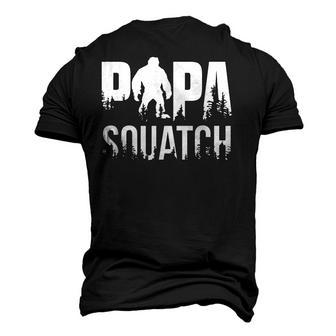 Papa Squatch For Dad Sasquatch Fathers Day V2 Men's 3D T-shirt Back Print - Seseable