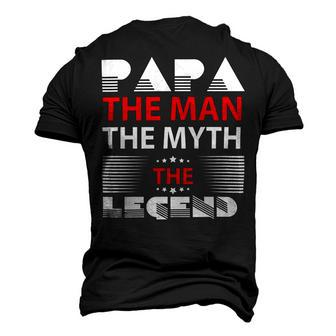 Papa The Man Men's 3D Print Graphic Crewneck Short Sleeve T-shirt - Monsterry