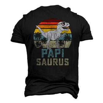 Papisaurusrex Dinosaur Papi Saurus Matching Men's 3D T-Shirt Back Print | Mazezy
