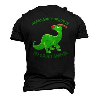 Parasaurolophus Is My Spirit Animal Cute Jurassic Men's 3D T-Shirt Back Print | Mazezy