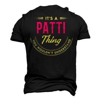 Patti Shirt Personalized Name T Shirt Name Print T Shirts Shirts With Name Patti Men's 3D T-shirt Back Print - Seseable