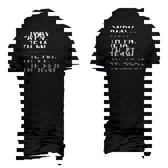 Pawpaw The Man The Myth The Legend Fathers Day Pawpaw Men's 3D T-Shirt Back Print | Mazezy