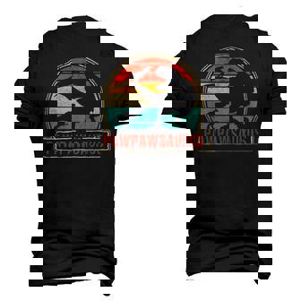 Pawpawsaurusrex 2 Kids Fathers Day Christmas Men's 3D T-Shirt Back Print | Mazezy