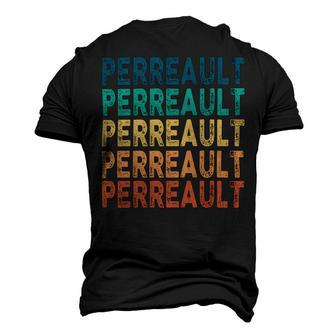 Perreault Name Shirt Perreault Family Name Men's 3D Print Graphic Crewneck Short Sleeve T-shirt - Monsterry