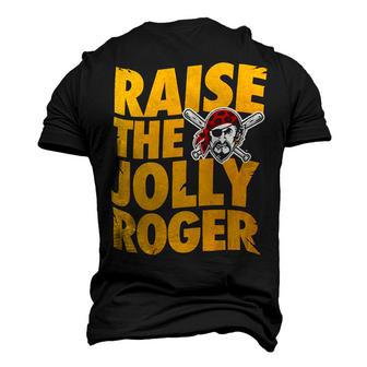 Pirates Raise The Jolly Roger Men's 3D Print Graphic Crewneck Short Sleeve T-shirt - Monsterry