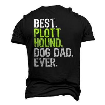 Plott Hound Dog Dad Fathers Day Dog Lovers Men's 3D T-Shirt Back Print | Mazezy