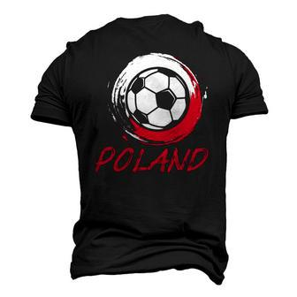 Poland Polish Soccer Jersey I Flag Football Men's 3D T-Shirt Back Print | Mazezy