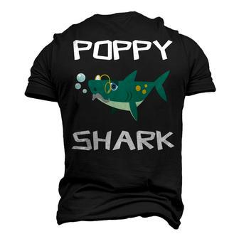 Poppy Grandpa Poppy Shark Men's 3D T-shirt Back Print - Seseable