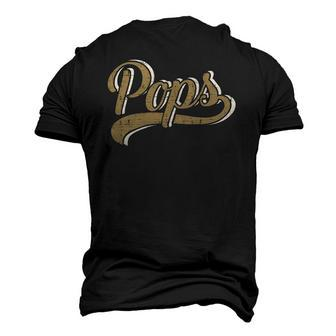 Mens Pops For Dad And Fathers Day From Daughter Or Son Men's 3D T-Shirt Back Print | Mazezy