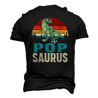 Popsaurusrex Dinosaur Pop Saurus Matching Men's 3D T-Shirt Back Print | Mazezy