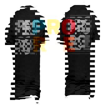 Pro Roe V3 Men's 3D T-Shirt Back Print | Mazezy