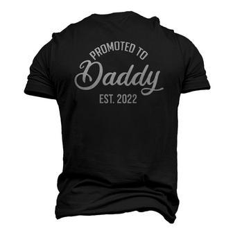 Promoted To Daddy 2022 Men's 3D T-Shirt Back Print | Mazezy