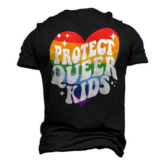 Protect Queer Kids Gay Pride Lgbt Support Queer Pride Month Men's 3D T-shirt Back Print - Seseable