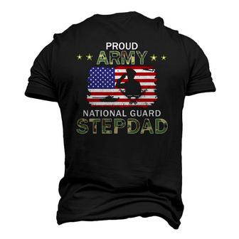 Mens Proud Army National Guard Stepdad Men's 3D T-Shirt Back Print | Mazezy