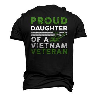 Proud Daughter Of A Vietnam Veteran War Soldier Men's 3D T-Shirt Back Print | Mazezy