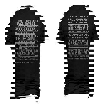 Im A Proud Father In Law Of A Freaking Awesome Daughter In Law Essential Men's 3D T-Shirt Back Print | Mazezy