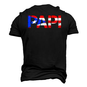 Mens Puerto Rico Flag Fathers Day Patriotic Puerto Rican Pride Raglan Baseball Tee Men's 3D T-Shirt Back Print | Mazezy