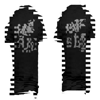 Punk Is Dad Fathers Day Men's 3D Print Graphic Crewneck Short Sleeve T-shirt