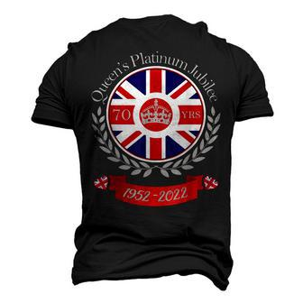 Queens Platinum Jubilee 1952 2022 Men's 3D T-Shirt Back Print | Mazezy