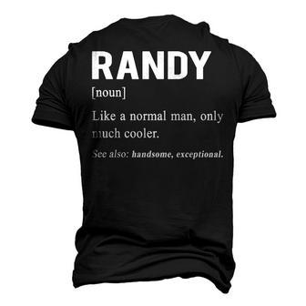 Randy Name Randy Definition Men's 3D T-shirt Back Print - Seseable