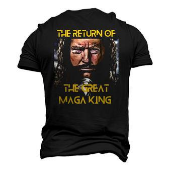 The Return Of The Great Maga King Ultra Maga Trump Men's 3D T-Shirt Back Print | Mazezy