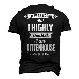 Rittenhouse Name I May Be Wrong But I Highly Doubt It Im Rittenhouse Men's 3D T-shirt Back Print - Seseable
