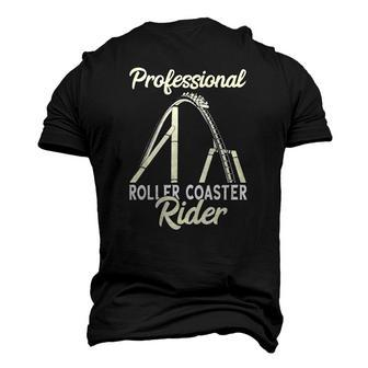 Roller Coaster Professional Rider Thrillseeker High Rides Men's 3D T-Shirt Back Print