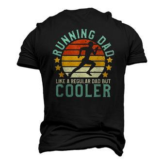 Mens Running Dad Marathon Runner Fathers Day Classic Men's 3D T-Shirt Back Print | Mazezy