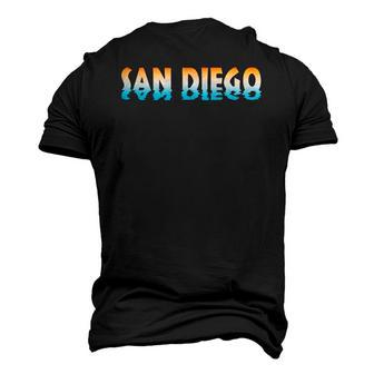 San Diego California San Diego Cool Sunset Men's 3D T-Shirt Back Print | Mazezy