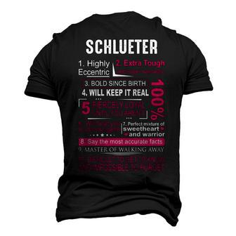 Schlueter Name Schlueter Name Men's 3D T-shirt Back Print - Seseable