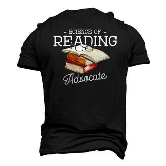 Science Of Reading Advocate Books Literature Book Reader Men's 3D T-Shirt Back Print | Mazezy