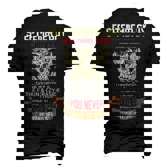 September Guy I Have 3 Sides September Guy Birthday Men's 3D T-shirt Back Print | Seseable CA