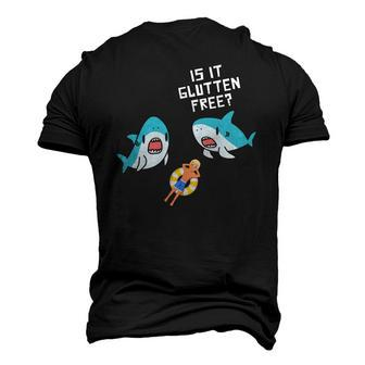 Sharkes Ocean Animal Celiac Disease Is It Gluten Free Men's 3D T-Shirt Back Print | Mazezy