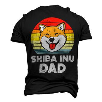 Shiba Inu Retro Sunset Japanese Akita Dog Lover Owner T-Shirt Men's 3D T-shirt Back Print - Seseable