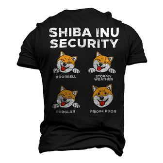 Shiba Inu Security Japanese Doge Akita Dog Owner T-Shirt Men's 3D T-shirt Back Print - Seseable